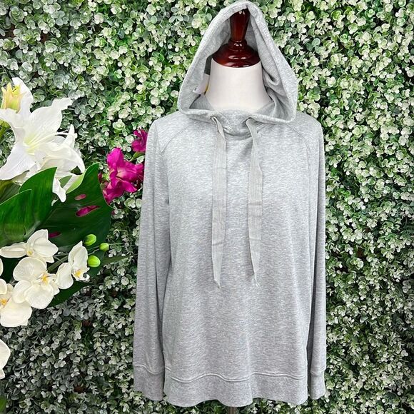 Michael Kors Heather Gray Light Hooded Jacket NWT - Picture 6 of 9